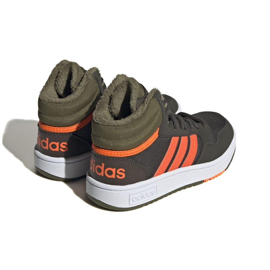 Adidas Παιδικά Μποτάκια Hoops Λαδί - elBimbo - Κέρκυρα