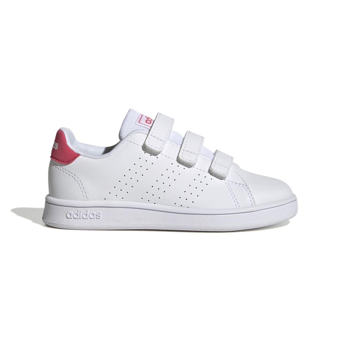 Adidas Παιδικά Advantage Λευκά Ροζ - elBimbo - Κέρκυρα