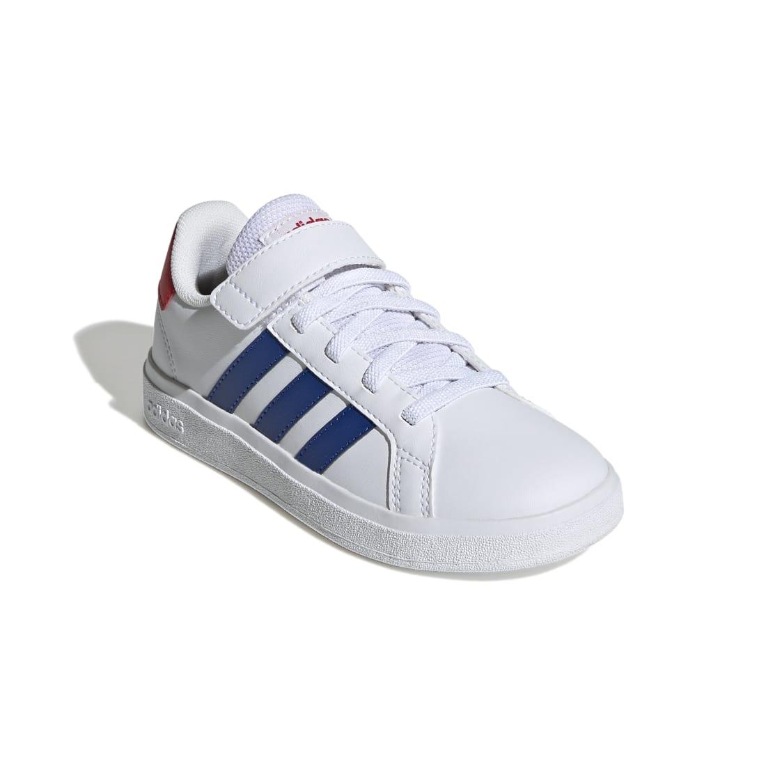 Adidas Παιδικά Sneakers Grand Court Λευκό Μπλε - elBimbo - Κέρκυρα