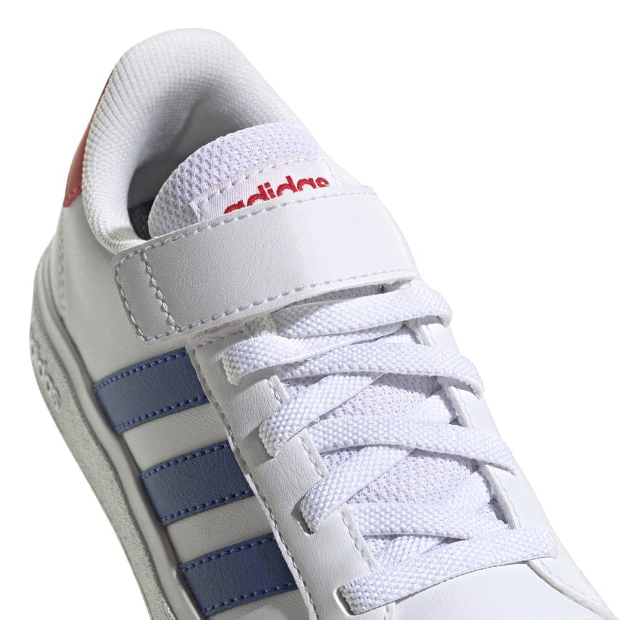 Adidas Παιδικά Sneakers Grand Court Λευκό Μπλε - elBimbo - Κέρκυρα