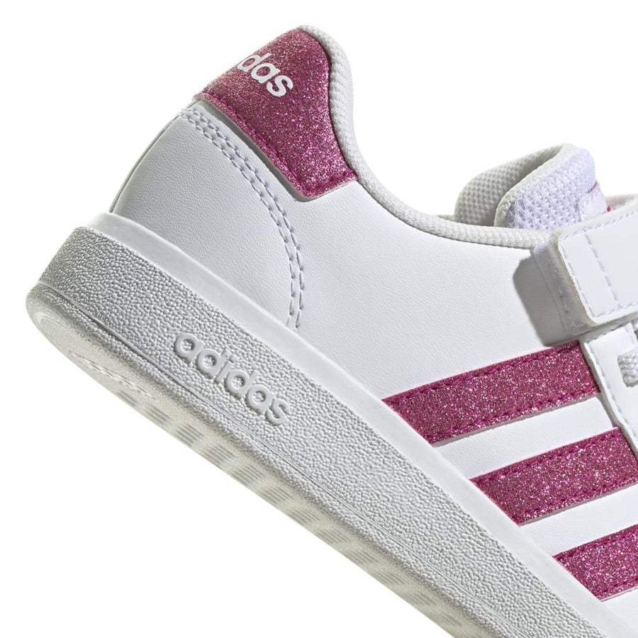 Adidas Παιδικά Grand Court Λευκό Ροζ Αυτοκόλητο - elBimbo - Κέρκυρα