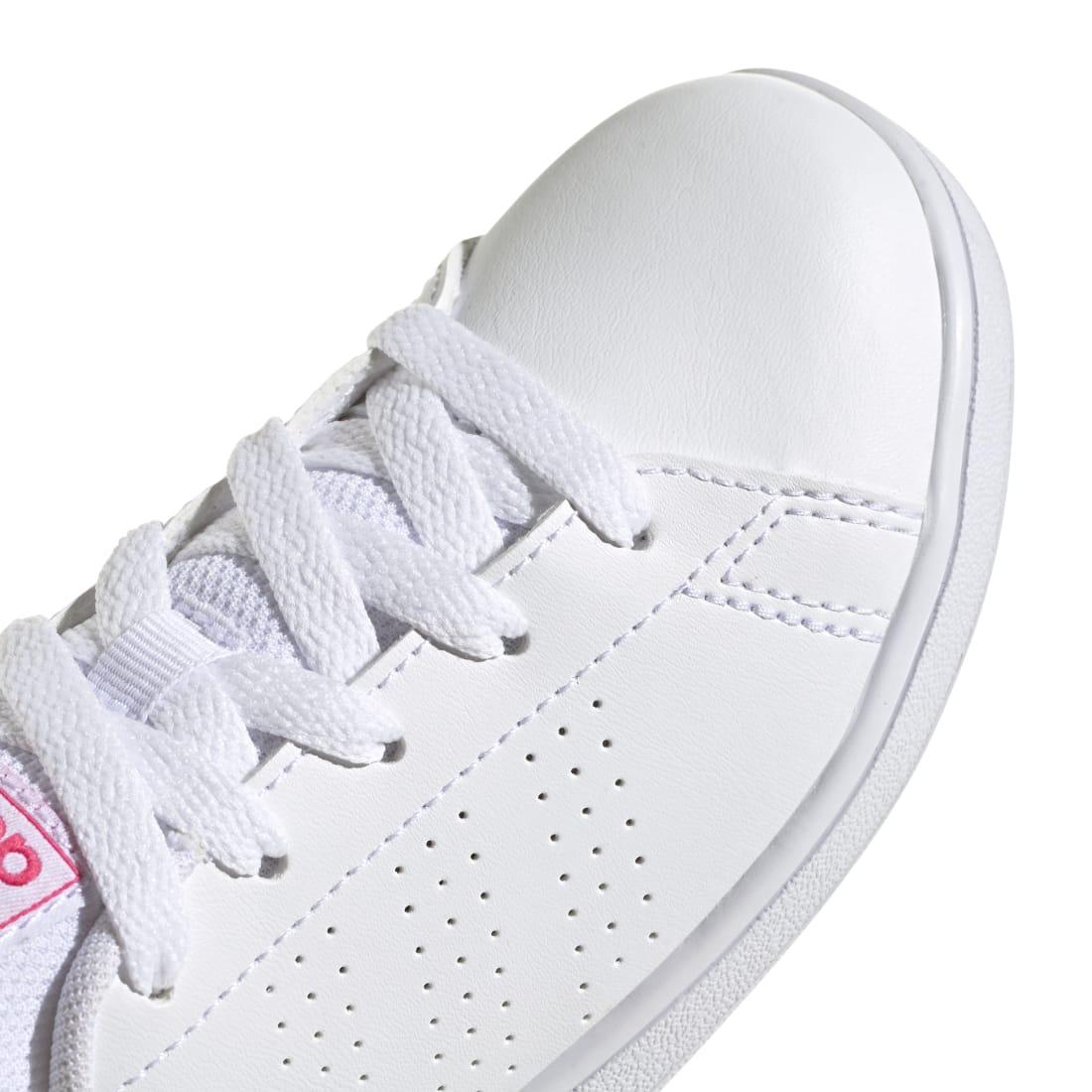 Adidas Παιδικά Advantage Λευκό Ροζ Κορδόνι - elBimbo - Κέρκυρα