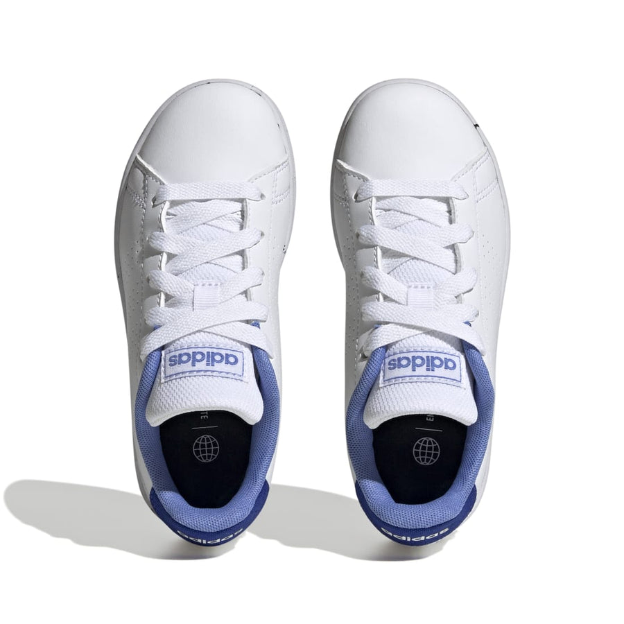 Adidas Advantage Κορδόνι Λευκό Μπλε