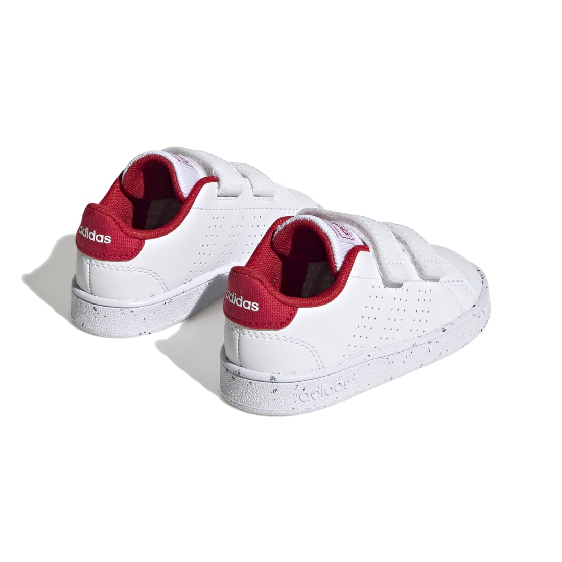 Adidas Βρεφικά Sneakers Advantage Λευκό Κοκκινο